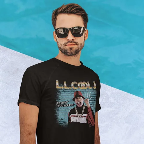 Vista 3 de Rock the Bells L.L. Cool J Respect The Classics - Camiseta de manga corta para hombre y mujer