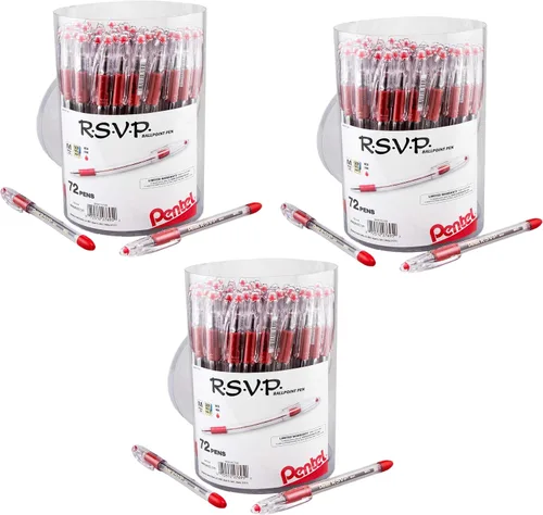 Vista 8 de Pentel - Bolígrafo RSVP, Negro