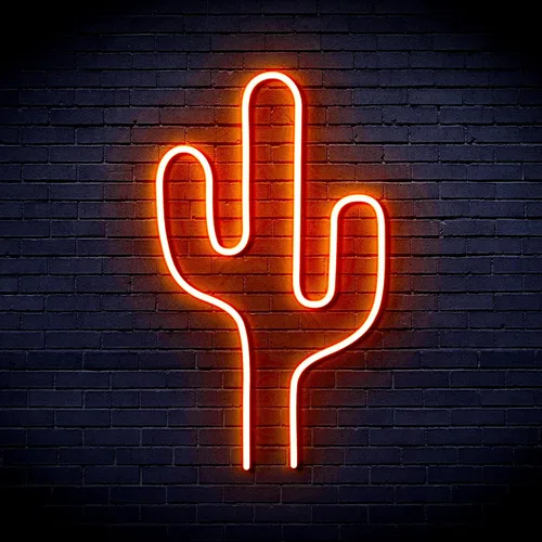 Vista 10 de AdvPro Cactus Flex Silicona LED Neon Sign - Azul - st16s32-fnu0038-b