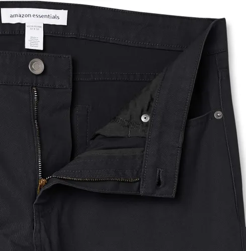 Vista 5 de Tienda Essentials Pantalón de sarga elástica de 5 bolsillos para hombre