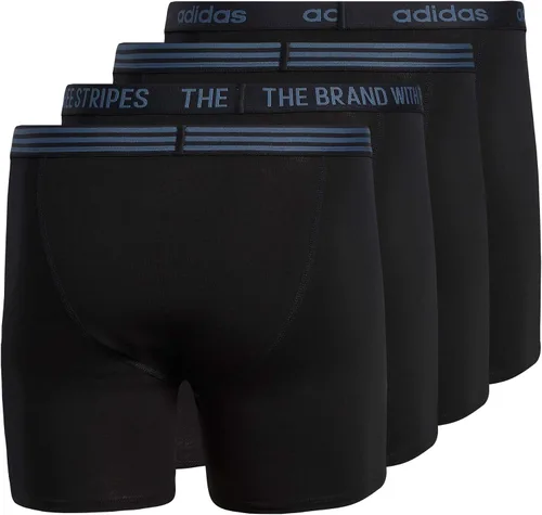 Vista 5 de adidas - Calzoncillos bóxer de algodón elástico 4