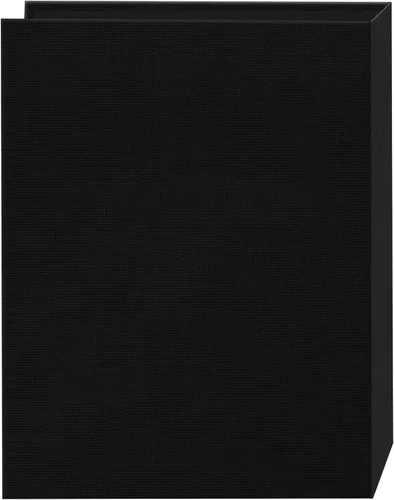 Vista 2 de Pioneer Photo Albums Mini álbum de fotos con cubierta de marco de tela, 24 bolsillos para fotos de 4 x 6, color negro profundo
