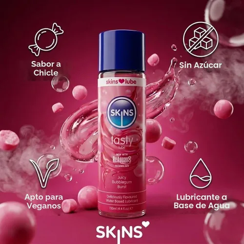 Vista 2 de Creative Conceptions LLC 82368: Lubricante a base de agua Skins Bubblegum 4.4 oz