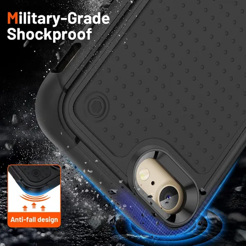 Vista 109 de Jeylly Funda para iPhone SE/Funda para iPhone 5S, Exterior de Plástico Duro que Absorbe Golpes + Interior de Silicona de Goma Defensor contra