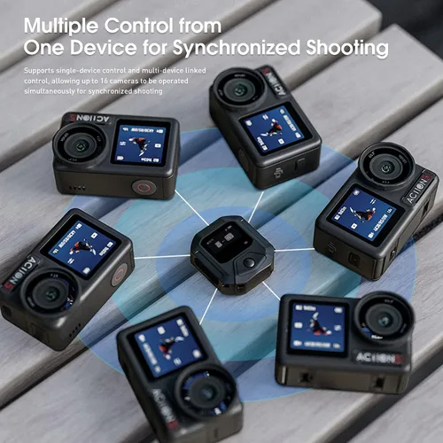 Vista 4 de YDW Control remoto GPS Bluetooth para DJI Osmo Action 6/Action 5 Pro/Action 4, una máquina con múltiples controles, accesorios de acción inteligente
