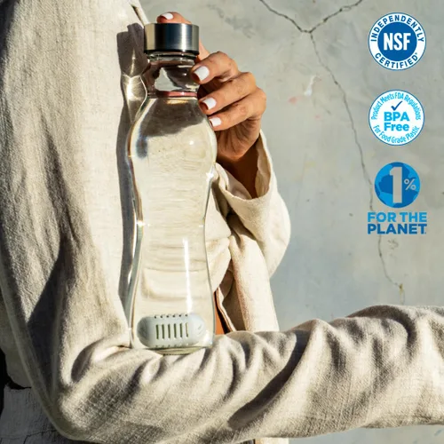Vista 6 de PURIBLOC GOpure - Purificador de agua portátil, sistema de filtro de agua en cápsulas, ideal para camping, mochileros, botella de agua corriente
