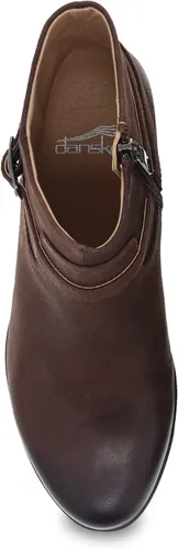 Vista 2 de Dansko Botines de tacón Cagney para mujer, cómodos, soporte de arco, botín sin botones