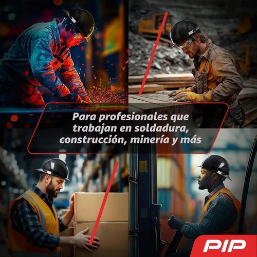 Vista 8 de PIP Wolfjaw, casco duro de ala completa con cúpula lisa y carcasa de fibra de carbono brillante, suspensión textil remachada de 8 puntos, ajuste