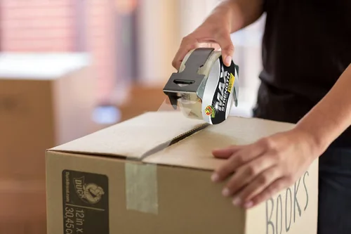 Vista 3 de Duck Max Strength Recambio de Cinta de Embalaje Transparente - Cinta de Embalaje de Máxima Resistencia para Uso Pesado para Cajas de Envío y Mudanza