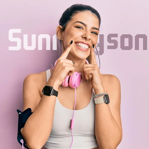Vista 5 de Sunnyson Paquete de 2 pulseras trenzadas de nailon elástico compatibles con Versa 2/Versa/Versa Lite/Versa SE, correas de repuesto ajustables