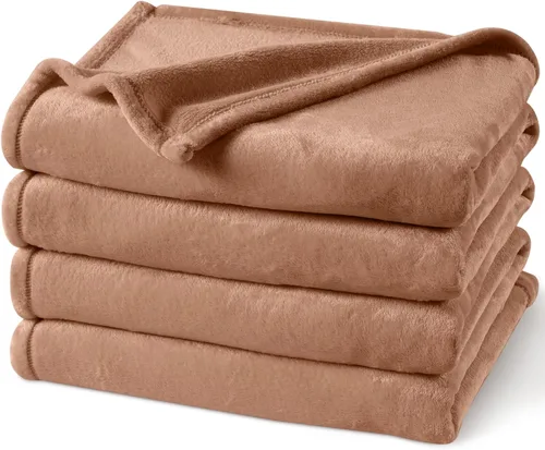 Vista 29 de PHF - Manta de forro polar, tamaño King, 120 x 4.23 – 10.58 oz, ligera, cálida, color beige