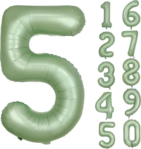 Vista 291 de Globos gigantes de helio de aluminio de 40 pulgadas, color negro, globos digitales grandes del número 0 para decoración de fiesta de cumpleaños