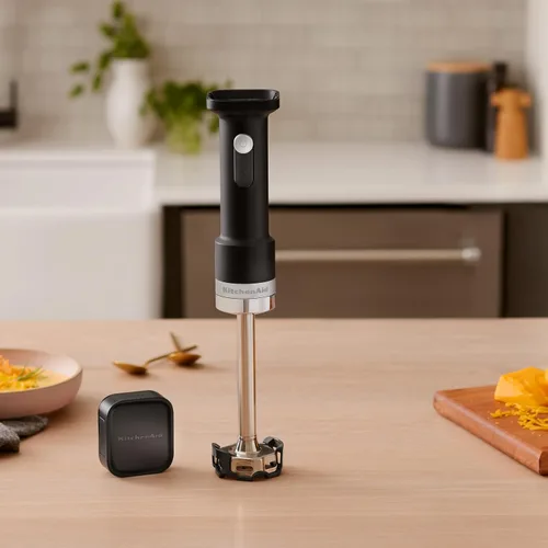 Vista 5 de KitchenAid Batidora de mano inalámbrica Go - batería incluida, KHBRV71, negro mate