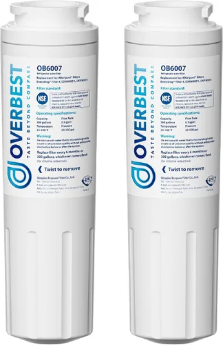 Vista 11 de Overbest UKF8001 Reemplazo para cada filtro de refrigerador Drop 4, paquete de 3