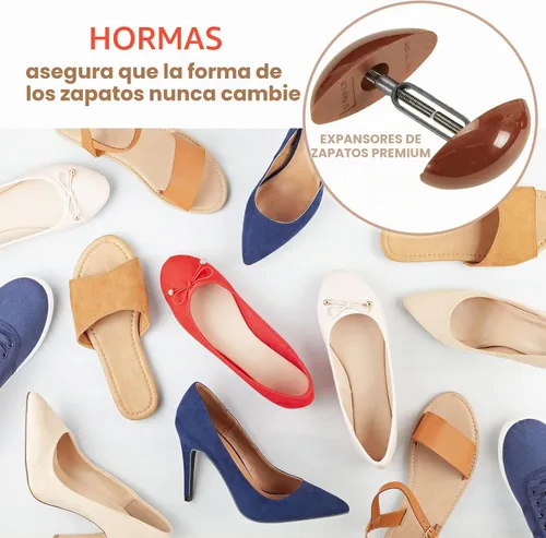 Vista 8 de MEDca™ - Camilla de zapatos se vende como un paquete de 2 colores MARRÓN