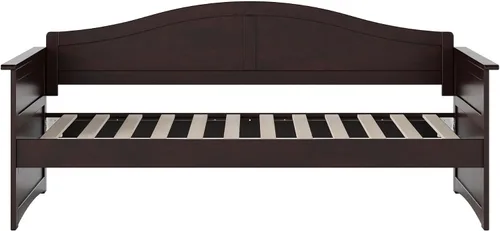 Vista 6 de AFI, Sofá cama de madera Acadia, individual, espresso