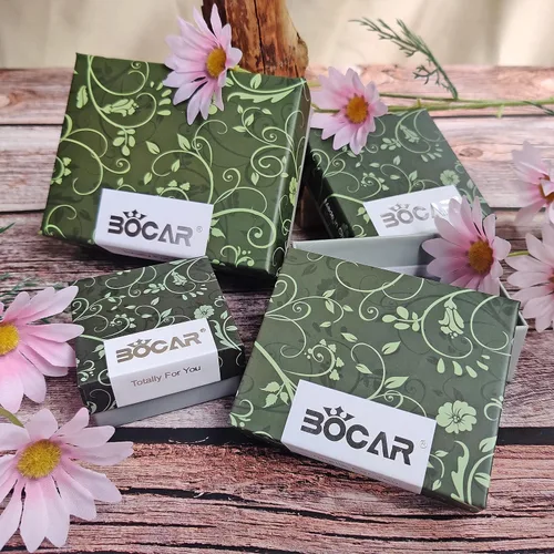 Vista 4 de Bocar - Gargantilla de acrílico para mujer con diseño de flores a la moda