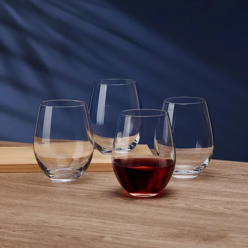 Vista 6 de Mikasa Samantha - Copas de vino sin tallo, juego de 4, 21 onzas
