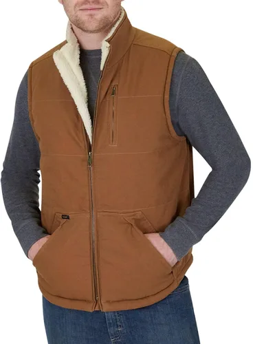 Vista 3 de Lee Chaleco de lona para trabajo para hombre Chaleco de trabajo de invierno para hombre Chaleco con bolsillos Chaqueta sin mangas para hombre