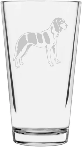 Vista 8 de Podenco Canario - Vaso de pinta de 16 onzas con temática de perro personalizado