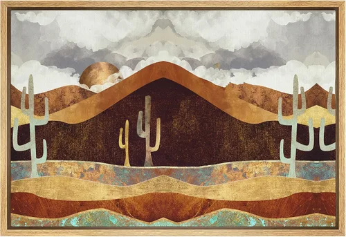 Vista 51 de SIGNFORD Lienzo Enmarcado Impresión Arte de Pared Océano Pastel Luz del Sol Puesta de Sol Horizonte Naturaleza Vida Silvestre Ilustraciones Arte