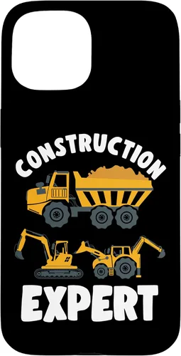 Vista 6 de iPhone 13 Pro Max Truck Construction Expert Excavator Digger para niño pequeño caso