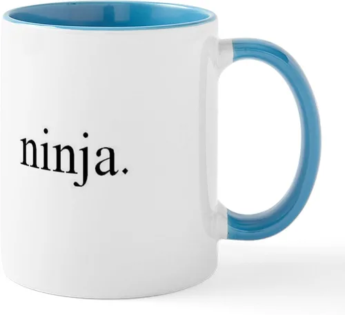 Vista 138 de CafePress Ascii - Taza de café de cerámica, taza de té, 11 onzas
