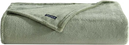 Vista 14 de Nautica - Manta tamaño Twin, forro polar de felpa ultrasuave para cama o sofá, ropa de cama de peso medio para comodidad durante todas