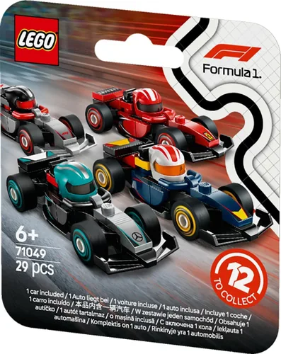 Vista 4 de LEGO 71049 F1 Coches de carreras coleccionables al azar Juego de 1 coche de carreras - Uus.