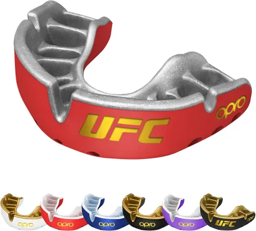 Vista 10 de OPRO Protector bucal Gold Level - Protector bucal moldeable con ajuste cómodo de primera calidad y protección multicapa para boxeo, artes marciales