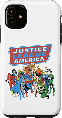 Vista 8 de Funda para iPhone 16 DC Comics Justice League Of America Group Shot