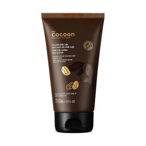 Vista 15 de Cocoon Original Vietnam Dak Lak Coffee Body Scrub 20.3 fl oz / 20.3 fl oz – Esmalte corporal exfoliante con posos de café, manteca de cacao y Body
