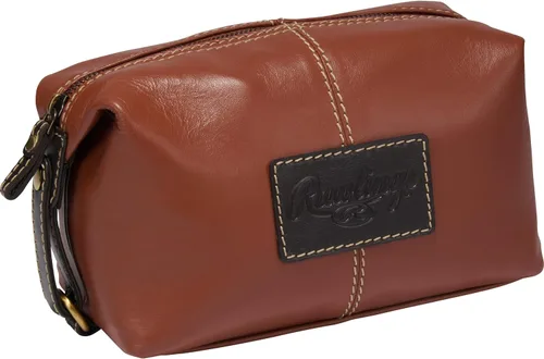 Vista 5 de Rawlings Travel Kit Toiletry Bag Collection Genuine Leather Multiple Styles &