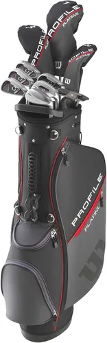 Vista 9 de Wilson Paquete completo de palos de golf Profile Platinum para hombre, para diestros, bolsa de soporte