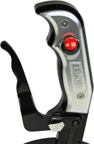 Vista 3 de B&M 81060 Placa lateral opcional con botón de actuador integral de 12 voltios para palanca de cambios Magnum Grip