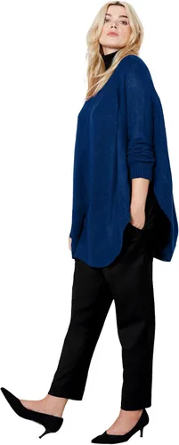Vista 3 de ellos Suéter tipo poncho de talla grande para mujer, Multi