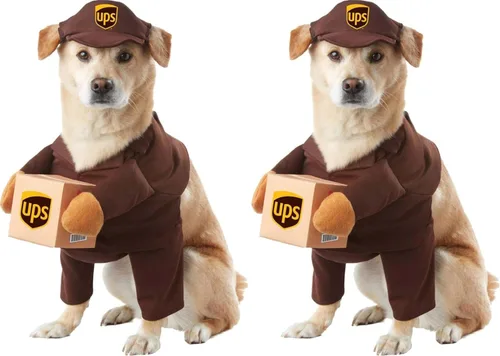 Vista 4 de UPS Pal, disfraz de perro, talla XS