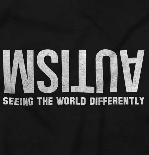 Vista 2 de Brisco Brands Autism Seeing the World Differently - Sudadera con capucha para mujeres y hombres
