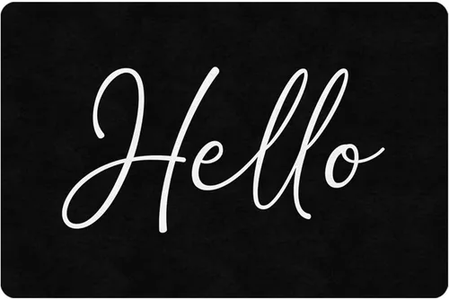 Vista 15 de Felpudo personalizado de texto/logotipo/foto, tapete de bienvenida personalizado con respaldo antideslizante para interiores y exteriores, tapete