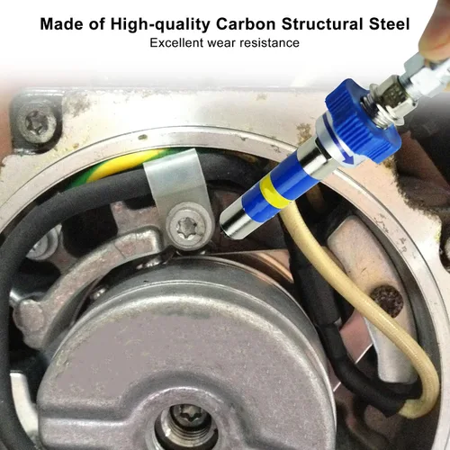 Vista 3 de Acoplador de grasa de alta presión, extensiones de accesorios de grasa, acoplador de pistola de engrase resistente de 8ª generación, se adapta a