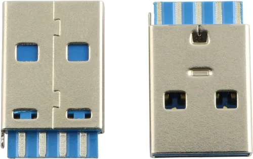 Vista 2 de TAODAN 10 unids USB 3.0 conector de puerto macho Soldadura Jacks USB reparación reemplazo adaptador conectores de enchufe