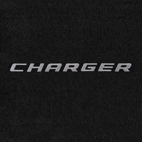 Vista 2 de Lloyd Mats Alfombrillas de piso de ajuste personalizado para Dodge Charger RWD 2011-2023 LogoMat Juego de 2 piezas Carbón 2PC Front Mats Charcoal