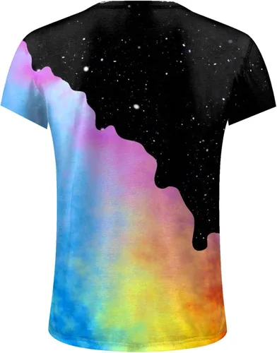 Vista 4 de Novedosas camisetas para hombre 2023 con estampado 3D, camisetas de verano casuales de manga corta, camisetas deportivas regulares con cuello redondo