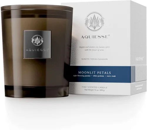Vista 5 de Aquiesse Vela grande perfumada Black Orchid de 10 onzas