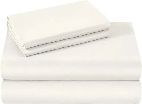Vista 22 de Shreem Linen Short King - Sábanas de 72 x 75 pulgadas, 100% algodón egipcio, juego de ropa de cama de 4 piezas, se adapta a colchones de caravana