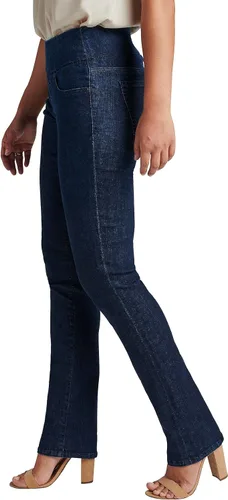 Vista 2 de Jag Jeans Peri - Pantalones vaqueros rectos con tirantes en color mantequilla