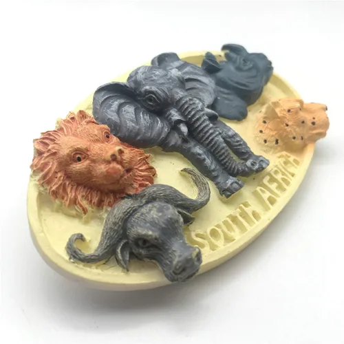 Vista 2 de Mesa Montaña Reserva Natural Ciudad del Cabo Sudáfrica imán de nevera Resina 3D Artesanía Artesanía Turística Viaje Ciudad Recuerdo Colección Letra