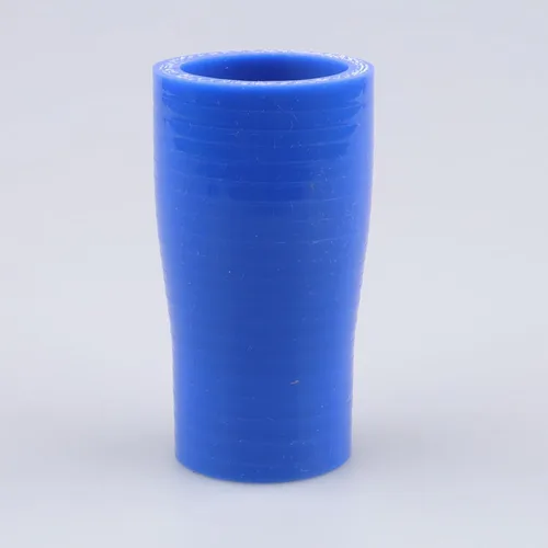 Vista 60 de AC PERFORMANCE ID de 1" a 1/2" (25mm a 13mm) Manguera de silicona recta reductora de 3 capas reforzada negra, 3" de longitud Negro