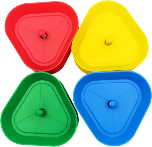 Vista 5 de Yuanhe Soporte para Juegos de Cartas - Paquete de 4 Bandejas de Cartas para Manos Pequeñas para Niños, Personas Mayores, Soportes de Cartas Manos