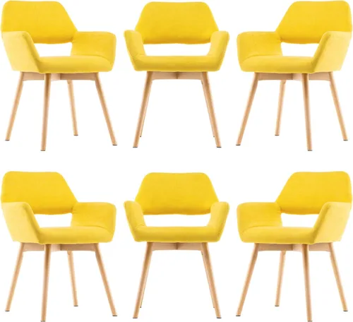 Vista 42 de Silla de Escritorio Sin Ruedas Silla de Acento Cómoda para Sala de Estar Comedor Dormitorio Silla de Tocador Silla de Maquillaje Oficina en Casa